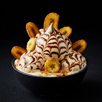 Banana Tribal Sundae Ice Cream
